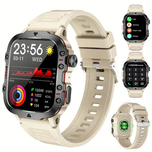 2024 Rugged Military Smart Watch