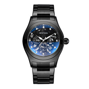 Luxury Steel Quartz Clock Waterproof Wrist Watch