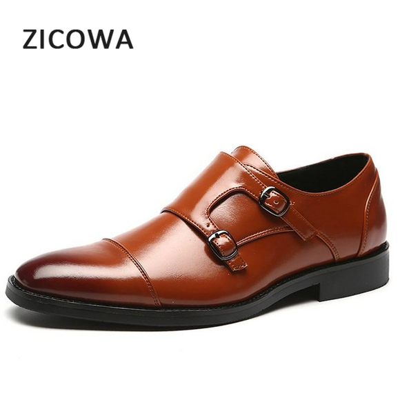 New Men Leather Business Dress Shoes
