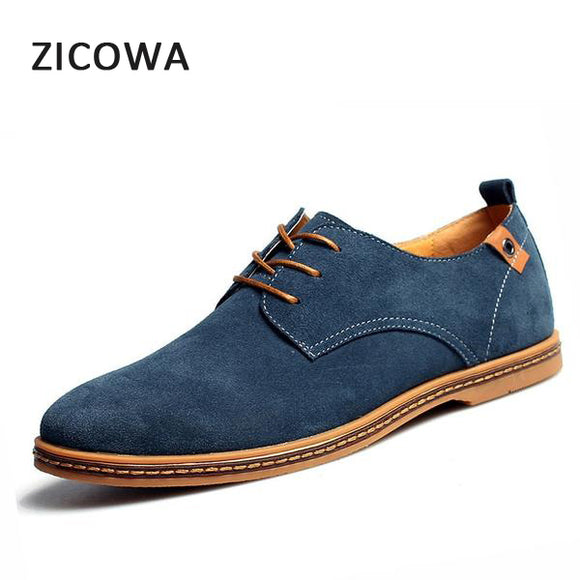 Men's Flats  Casual Lace-up Driving Shoes