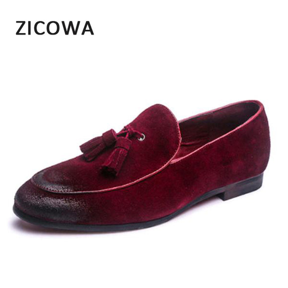 Fashion Casual Soft Suede Moccasins Wedding Shoes