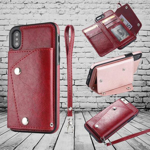iPhone Case - 2019 New arrival Wallet Flip PU Leather Case For iPhone(Buy 2 Get extra 5% OFF,Buy 3 Get extra 10% OFF)