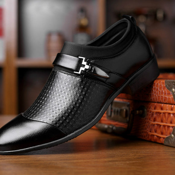 2019 Men Slip on Dress Business Formal Shoes Loafers
