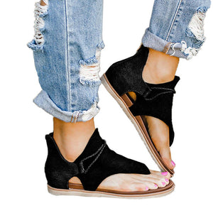 Zicowa 2020 Women New Fashion Leapard Retro Casual Flat Sandals