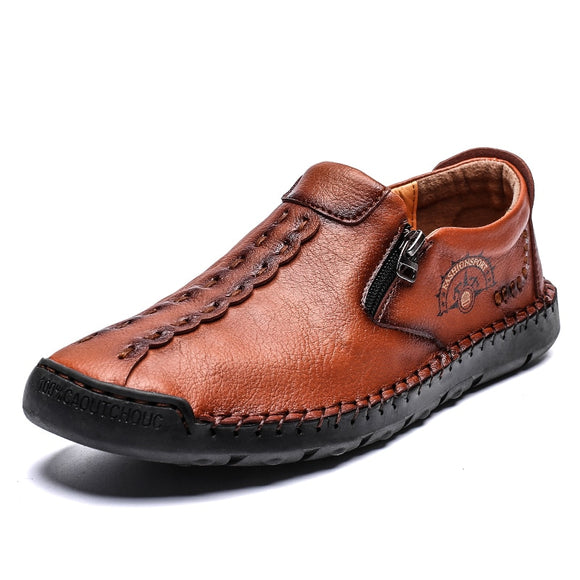 Zicowa Men Shoes - High Quality Leather Soft Light Shoes