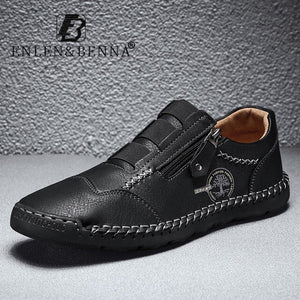 Zicowa Men Shoes - Handmade Breathable Men Driving Non Slip Loafers(Buy 2 Get Extra 10% OFF,Buy 3 Get Extra 15% OFF)