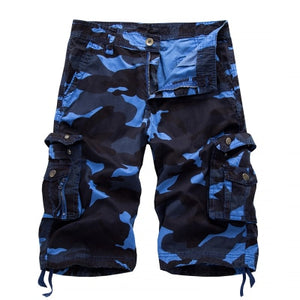 Zicowa Men Clothing - Fashion Camouflage Multi-Pocket Homme Army Casual Shorts