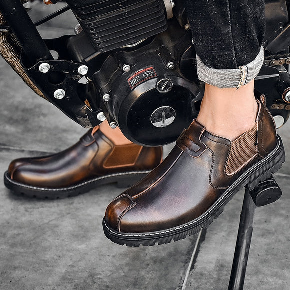 Zicowa Men Shoes - Men Fashion Casual Male Ankle Boots