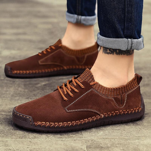 Zicowa 2020 Men Casual Fashion High Quality Leather Style Shoes