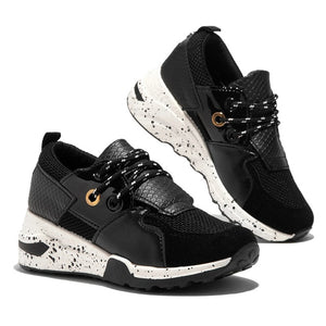 Zicowa Women Shoes - Leopard Print Breathable Ladies Sneakers