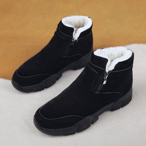 Zicowa Men Shoes - Large Size Men Ankle Snow Boots