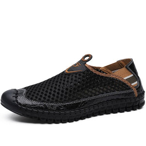 Zicowa Men Shoes - Breathable Slip On Men Loafers Casual Shoes