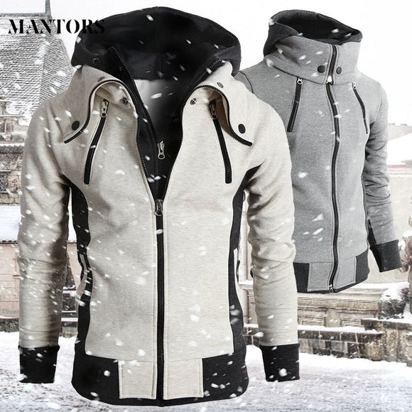 Zicowa Men clothing - Autumn Winter Casual Fleece Coats Bomber Jacket
