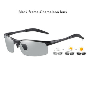 2021 Aluminum Rimless Photochromic Sunglasses