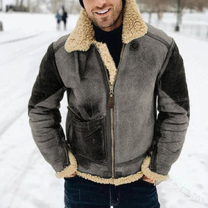 Winter Warm Mens Fashion Zip-up Overcoats