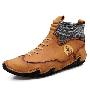 Lace-up spring fall men's casual shoes