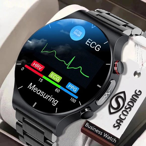 Men Blood Pressure Heart Rate Watches Fitness Tracker Smartwatch