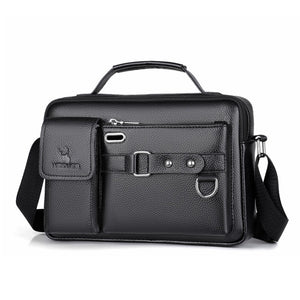 Leather Business Briefcase Men Messenger Bags