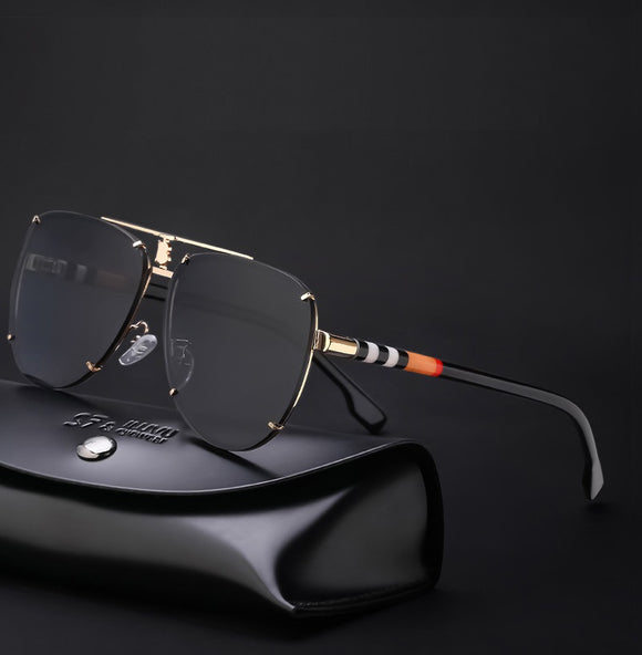 Fashion Brand Metal frame Sun Glasses