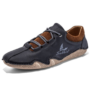 Men's Outdoor Sports Breathable Leather Shoes
