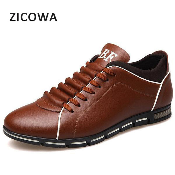 New England Male Breathable Leather Casual Shoes