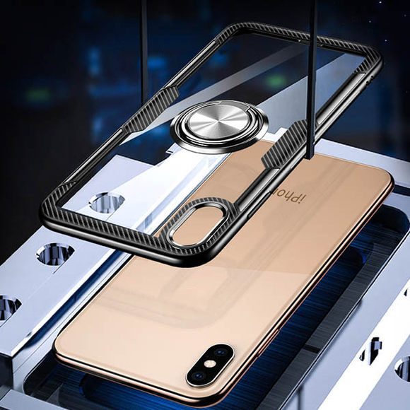 2019 Transparent invisible ring Case For iPhone X XR XS Max 7 8 Plus