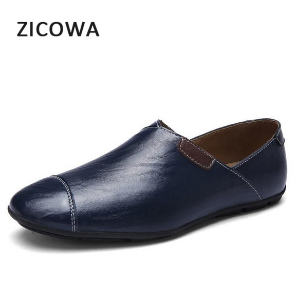 Loafers - Italian Style Men Causal Comfort Genuine Leather Loafers