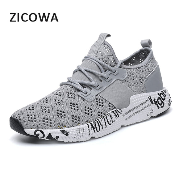 Men Light Weight Breathable Mesh Soft Sports Shoes