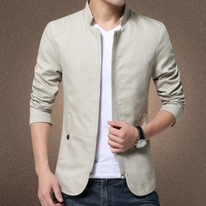 Casual Fashion Mens Suit Cotton Coats