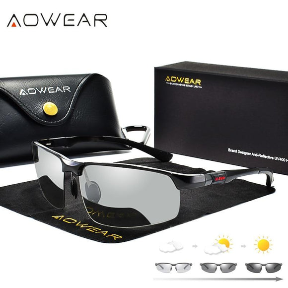 Zicowa Sunglasses - HD Day Night Vision Driving Eyewear Polarized Chameleon Glasses(Buy 2 Get Extra 10% OFF,Buy 3 Get Extra 15% OFF)