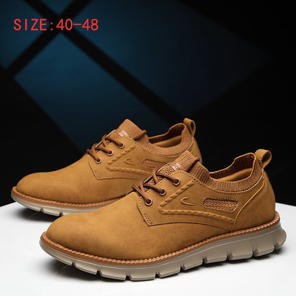 Zicowa Men Shoes - Artificial Leather Business Office Casual Men Sneakers