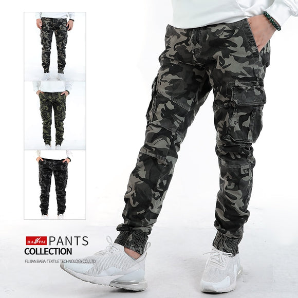 Fashion Oversized Camouflage Cargo Pants