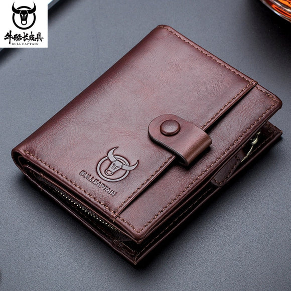 Men's Leather Wallet Business Casual Coin Bag