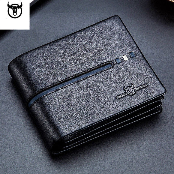 Genuine Leather Business Wallet for Male