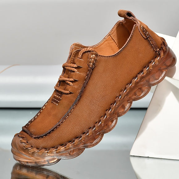Zicowa Men Shoes - Men's Handmade Leather Casual Shoes