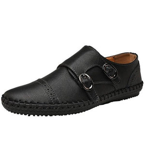 Men Leather Casual Handmade Genuine Leather Comfortable Shoes