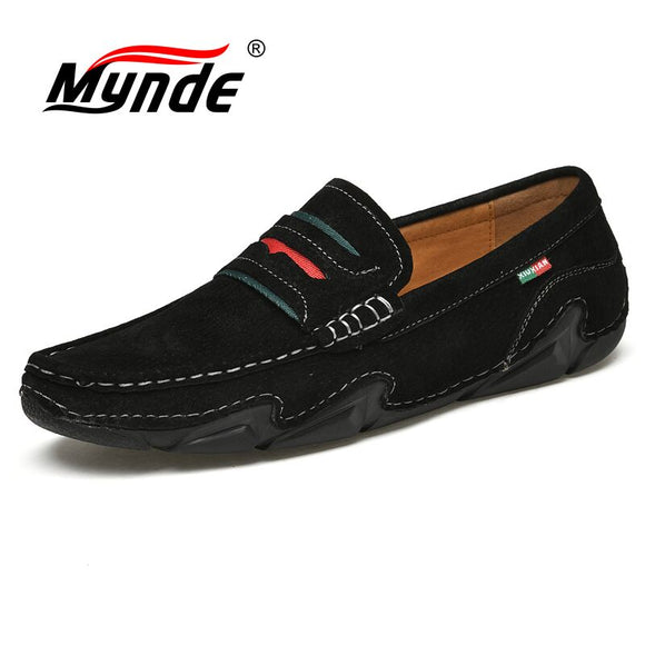 Genuine Leather Men's Driving Shoes