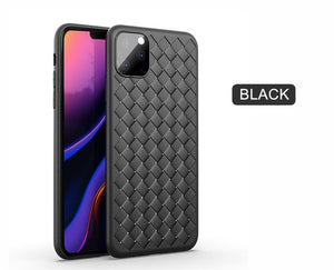 Zicowa Phone Case - Breathable Weave Pattern Soft Case For iPhone