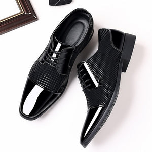 New Business Men Patent Leather Shoes