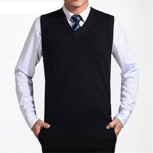 New Arrival Solid Color Sweater Vest