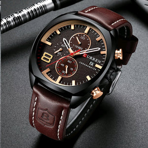 Fashion Business Leather Men Watches