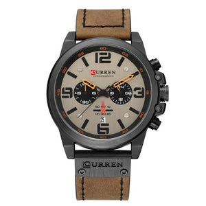 Luxury Brand Genuine Leather Sport Wrist Watch