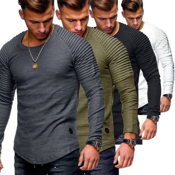 Classic Solid Color Long Sleeve T-Shirt