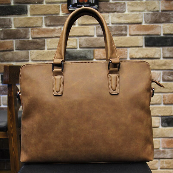 Business Leather Men Briefcase