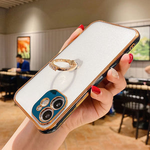 Zicowa Phone Case - Luxury 6D Plated Phone Holder Cover For iPhone 12 Series