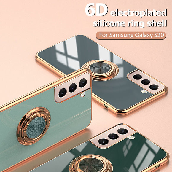 Zicowa Phone Case - Electroplated Silicone Phone Case For Samsung Galaxy S21 Plus S21 Ultra