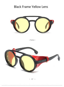 Zicowa Sunglasses - Men Steampunk Goggles Sunglasses