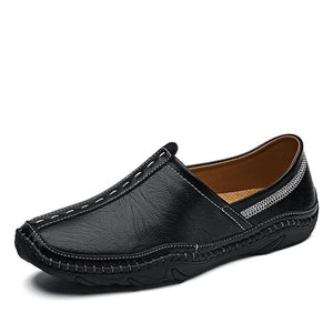 Black Men Flats Breathable Casual Loafers