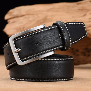 Zicowa Men Clothing - Leather Luxury Designer Brown Vintage Waist Belt