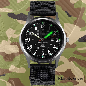 Luxury Military Sports Date Quartz Wristwatch